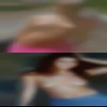 Beautiful nude girls behind