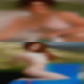 Naked woman fishing pussy