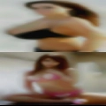 Horny girl swinging undress